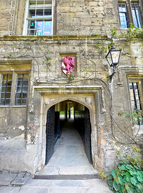 Worcester College at the University of Oxford, where the students stayed.