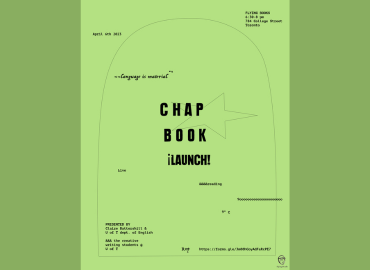 Chapbook Launch Poster